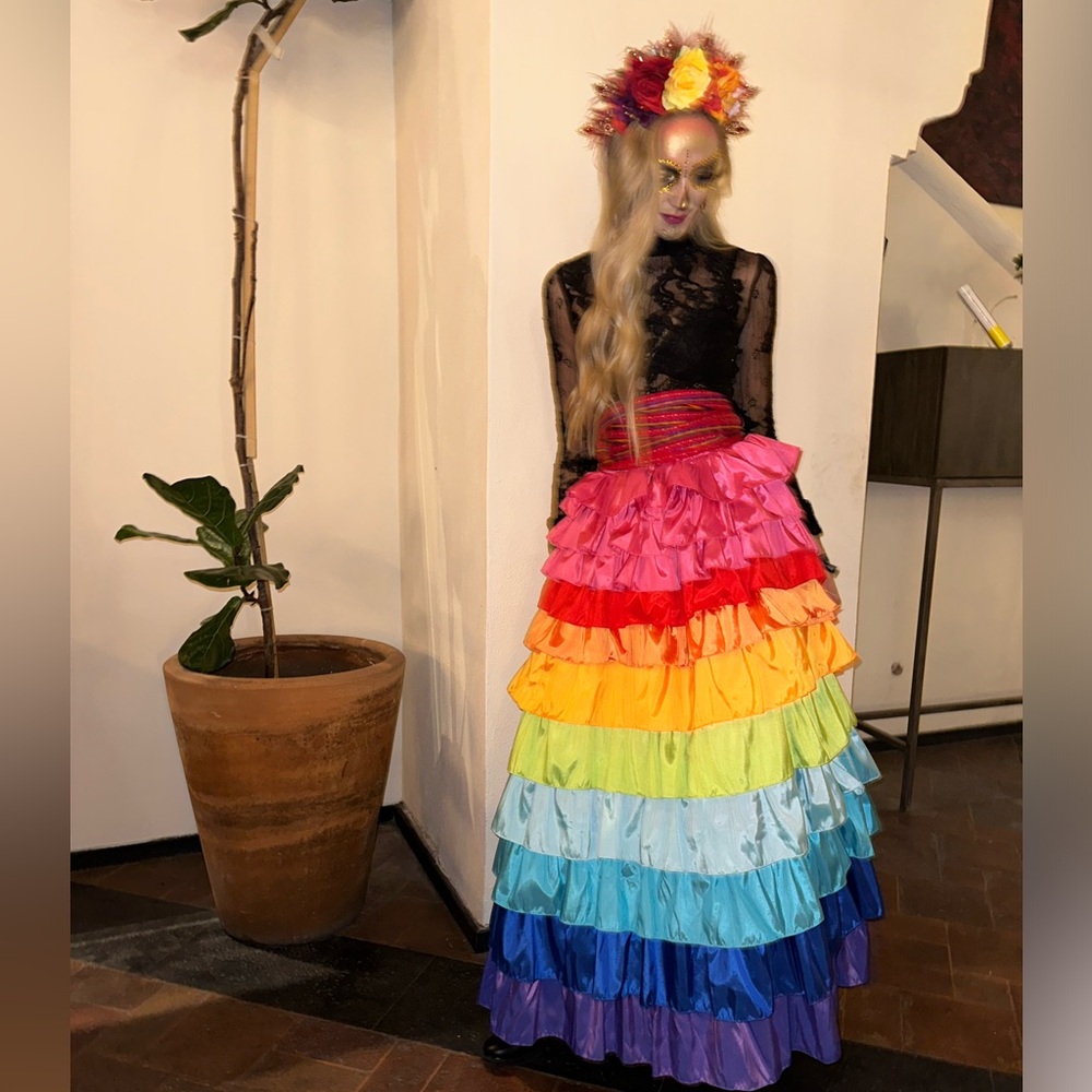 Rainbow Skirt! Amazing for Halloween. Worn once, bought for $189.